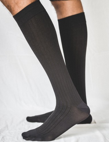 Les chaussettes unisexes - jambes fatiguées, lourdes ou gonflées, Take me to New-York noires