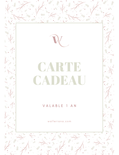 La carte cadeau Walleriana