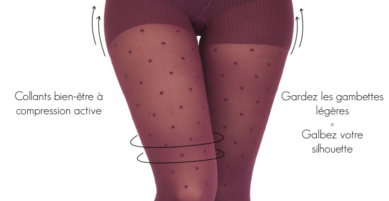 collants de contention jolis pour l'été, collants galbants anti-cellulite