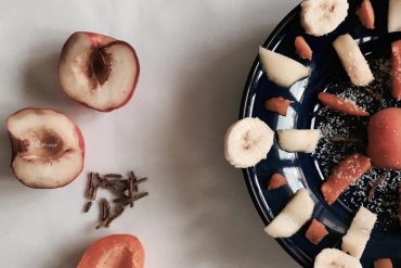 Smoothie abricot pêche à la fleur d'oranger