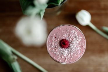 Smoothie framboise coco noix de pécan